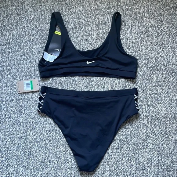 Brand new Nike Swim Bikini Top and Bottom-Size XL (BLACK ONLY) - Picture 5 of 9